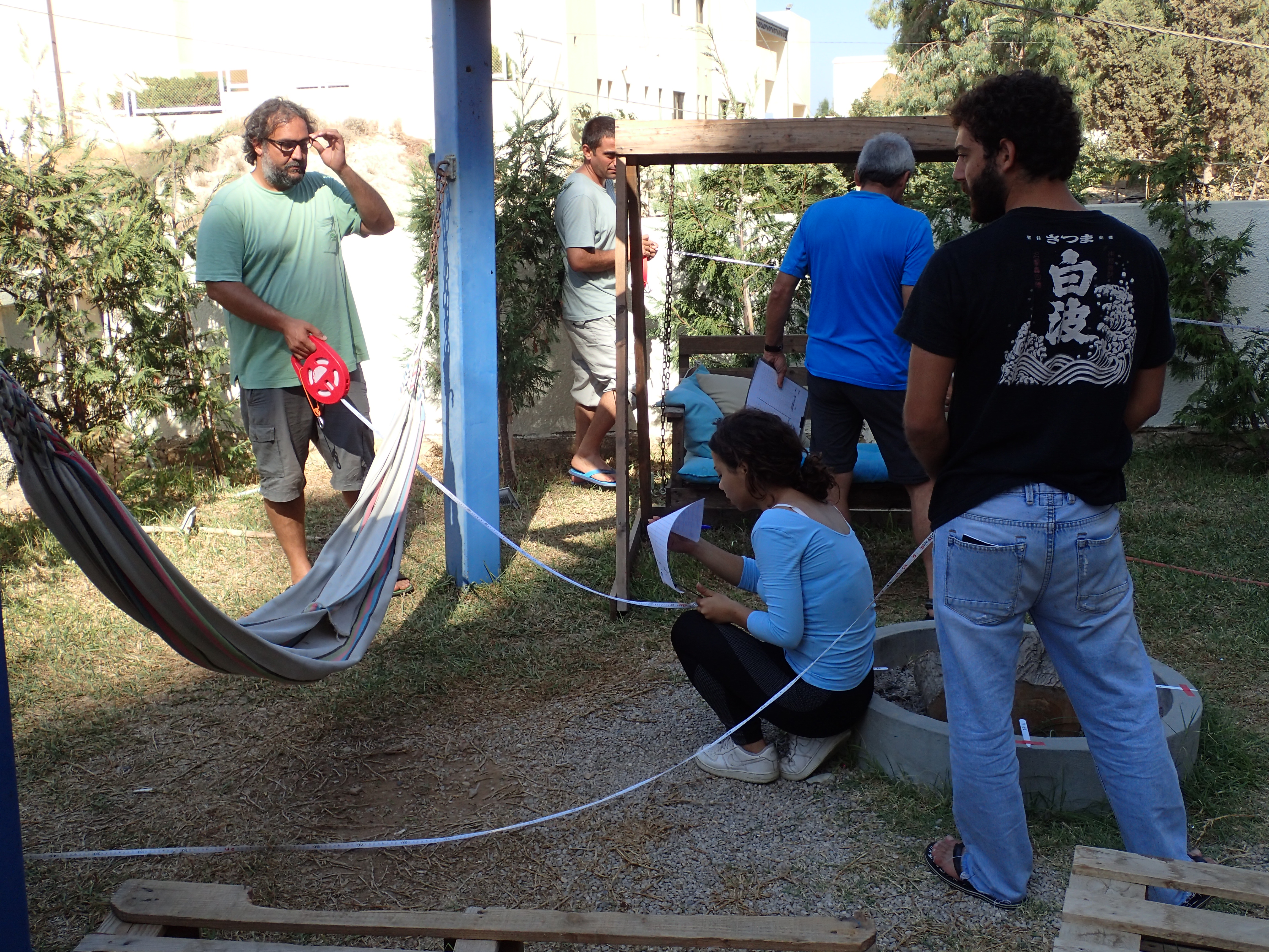 Dry practoical 3D surveying exercise